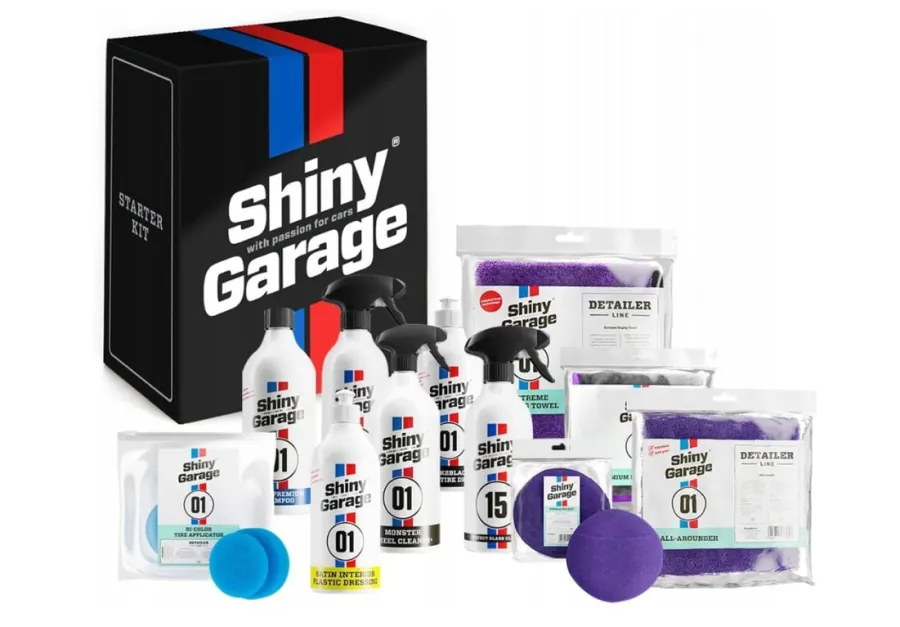 Shiny Garage STARTER SET - Die ideale Grundlage für die perfekte Fahrzeugpflege