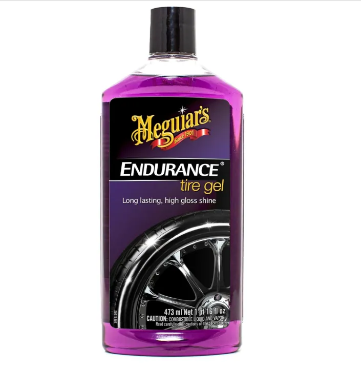 Meguiar's Reifenpflege, Endurance High Gloss für Autoreifen - Langanhaltendes Reifenglanz, 473ml