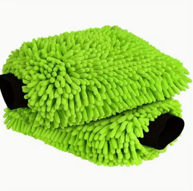 2er-Pack Ultrafeine Faser Auto Waschhandschuhe
