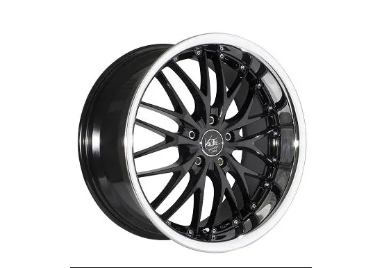 Barracuda Voltec T6 7 0x17 4x100 ET 38 Higloss-Black/Inox-Lip
